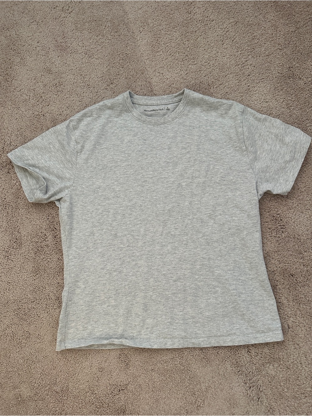 Abercrombie & Fitch Women’s Short Sleeve Crewneck Tee - Light Gray